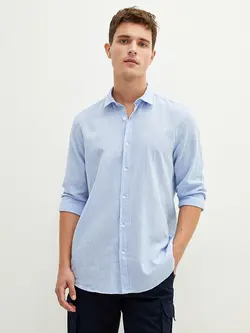 پیراهن مردانه آبی السی وایکیکی