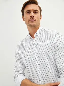 پیراهن مردانه سفید السی وایکیکی