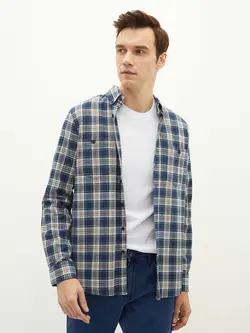 پیراهن مردانه سرمه ای السی وایکیکی