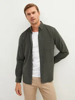 پیراهن مردانه خاکی السی وایکیکی