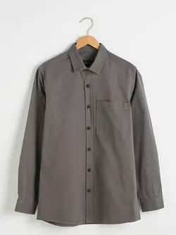 پیراهن مردانه خاکی سرمه ای السی وایکیکی