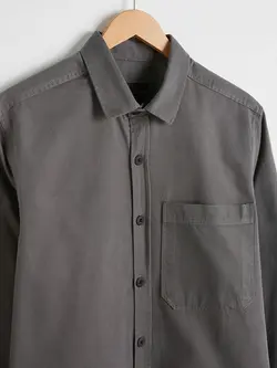 پیراهن مردانه خاکی سرمه ای السی وایکیکی