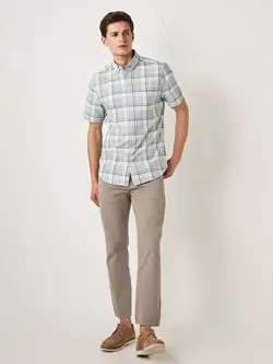 پیراهن مردانه سبز روشن السی وایکیکی