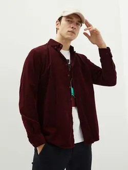 پیراهن مردانه زرشکی السی وایکیکی