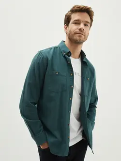 پیراهن مردانه زمردی السی وایکیکی