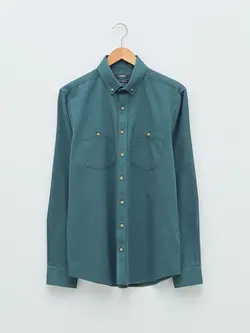 پیراهن مردانه زمردی السی وایکیکی