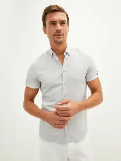 پیراهن مردانه خاکستری السی وایکیکی