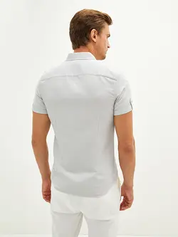 پیراهن مردانه خاکستری السی وایکیکی