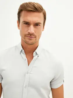 پیراهن مردانه خاکستری السی وایکیکی