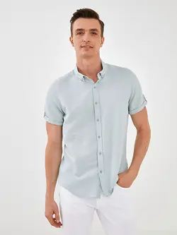 پیراهن مردانه سبز السی وایکیکی