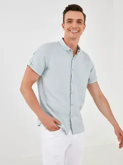 پیراهن مردانه سبز السی وایکیکی