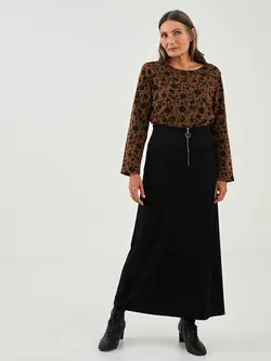 دامن زنانه مشکی السی وایکیکی