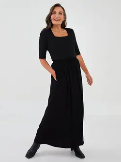 دامن زنانه مشکی السی وایکیکی