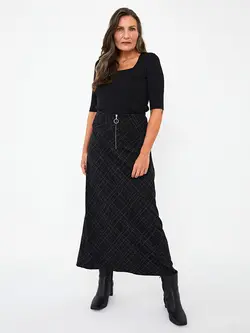 دامن زنانه خاکستری السی وایکیکی