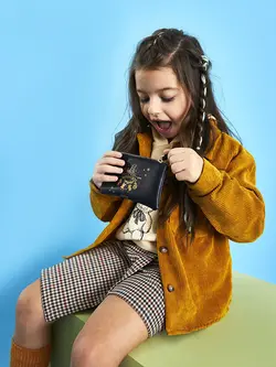 کیف پول دخترانه سیاه السی وایکیکی