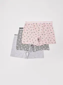 شورت باکسر دخترانه خاکی السی وایکیکی