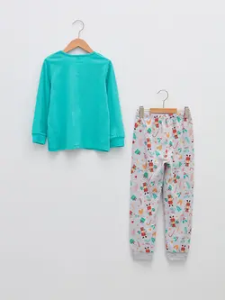 ست لباس راحتی دخترانه سبز السی وایکیکی