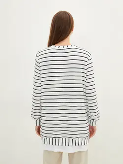 تونیک سایز بزرگ زنانه سفید السی وایکیکی