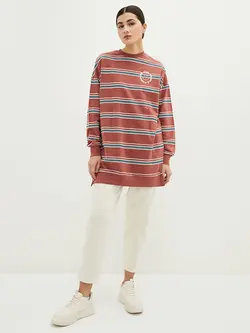 تونیک سایز بزرگ زنانه گلبهی السی وایکیکی