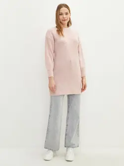 تونیک سایز بزرگ زنانه صورتی السی وایکیکی