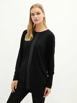 تونیک سایز بزرگ زنانه مشکی السی وایکیکی