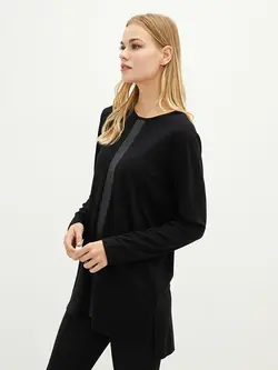 تونیک سایز بزرگ زنانه مشکی السی وایکیکی