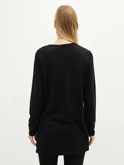 تونیک سایز بزرگ زنانه مشکی السی وایکیکی