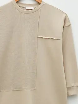 تونیک سایز بزرگ زنانه خاکی روشن السی وایکیکی