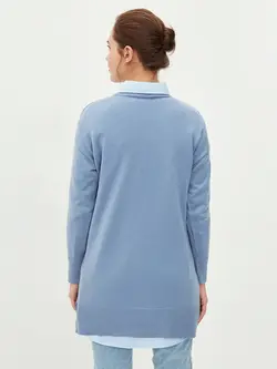 تونیک سایز بزرگ زنانه آبی السی وایکیکی