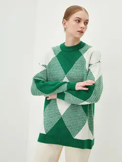 تونیک سایز بزرگ زنانه سبز السی وایکیکی