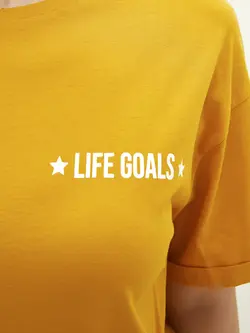 تونیک سایز بزرگ زنانه زرد السی وایکیکی