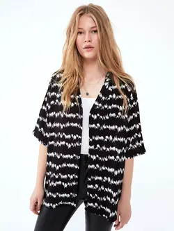 شومیز زنانه مشکی السی وایکیکی