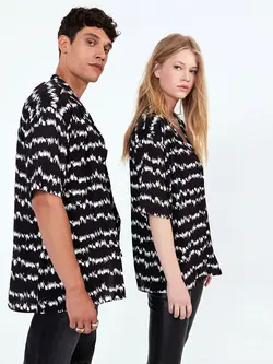 شومیز زنانه مشکی السی وایکیکی