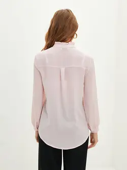 شومیز سایز بزرگ زنانه صورتی السی وایکیکی