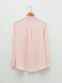 شومیز سایز بزرگ زنانه صورتی السی وایکیکی