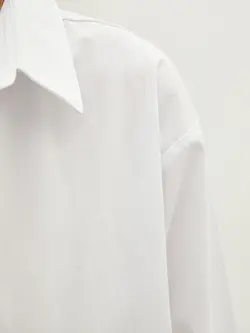 شومیز سایز بزرگ زنانه سفید السی وایکیکی