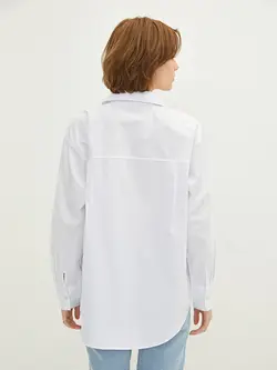 شومیز سایز بزرگ زنانه سفید السی وایکیکی