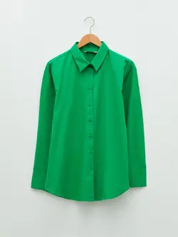 شومیز سایز بزرگ زنانه سبز السی وایکیکی