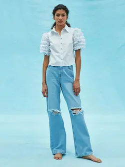 شومیز زنانه سفید السی وایکیکی