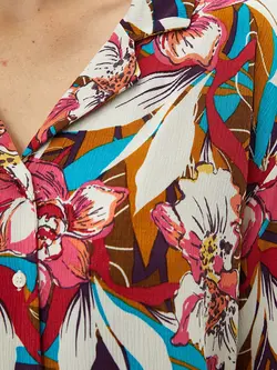 شومیز سایز بزرگ زنانه سرمه ای السی وایکیکی