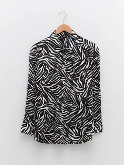 شومیز سایز بزرگ زنانه مشکی السی وایکیکی