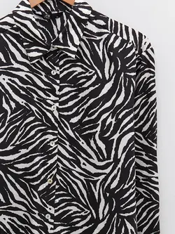 شومیز سایز بزرگ زنانه مشکی السی وایکیکی