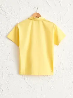 شومیز سایز بزرگ زنانه  زرد السی وایکیکی