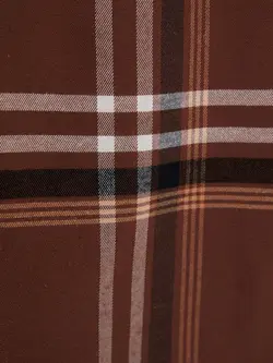 شومیز سایز بزرگ زنانه قهوه ای السی وایکیکی