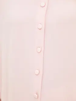 شومیز سایز بزرگ زنانه صورتی السی وایکیکی