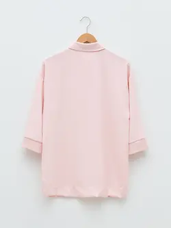 شومیز سایز بزرگ زنانه صورتی السی وایکیکی