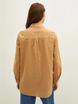 شومیز سایز بزرگ زنانه بژ السی وایکیکی