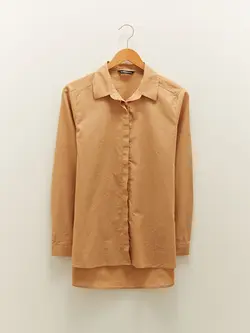 شومیز سایز بزرگ زنانه بژ السی وایکیکی