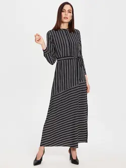 پیراهن بلند زنانه مشکی السی وایکیکی