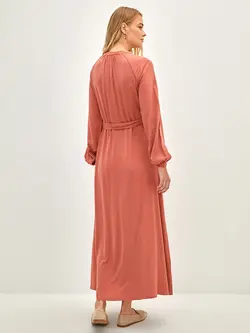 پیراهن بلند زنانه قرمز السی وایکیکی